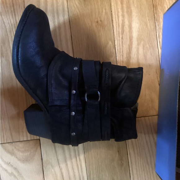 Jellypop Shoes Jelly Pop Womens Boots Black Renne Black Distressed